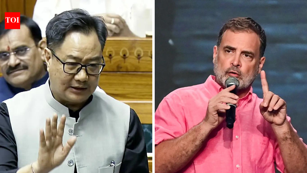 'Should have gone to Ranchi': Rijiju takes dig at Rahul Gandhi over Prayagraj event | India News